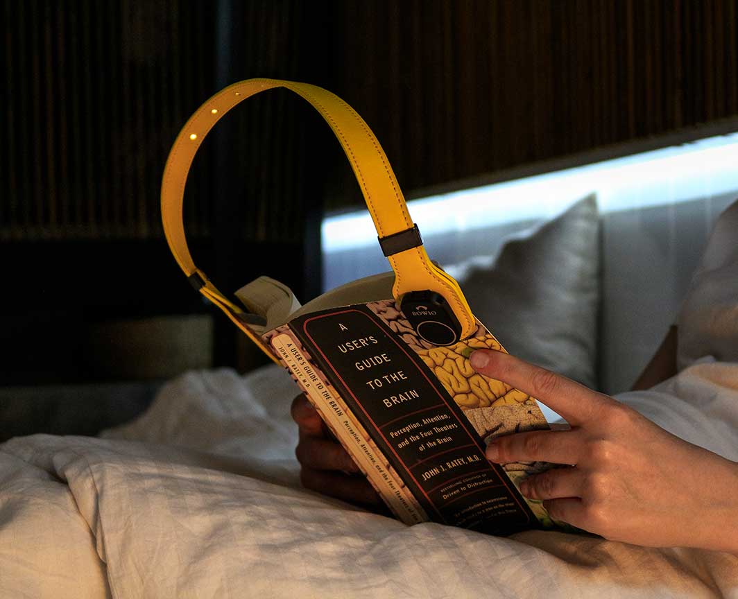 There's nothing better than curling up in bed with a good book, and BOWIO makes the experience perfect.