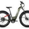 Aventure step-through ebike in green