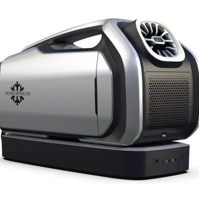 ZERO BREEZE Mark 2 off-grid battery powered air conditioner