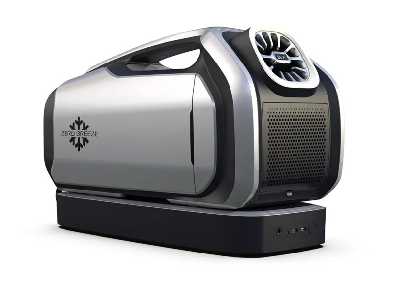 ZERO BREEZE Mark 2 off-grid battery powered air conditioner