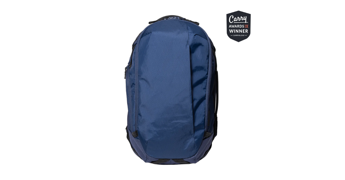 Able Carry Max Backpack ready to use.