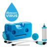 Aquabrick Water Purification System with accessories.