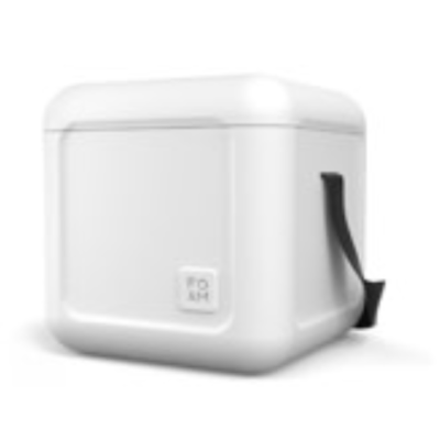 FOAM Portable Cooler in white.