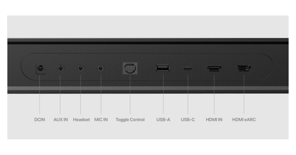 The OXS Thunder 7.1.2 Sound Gaming System has many adaptors.