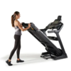 The Sole Fitness SOLE F80 can fold to create free space.