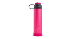 The Boulder Insulated Water Bottle in pink.