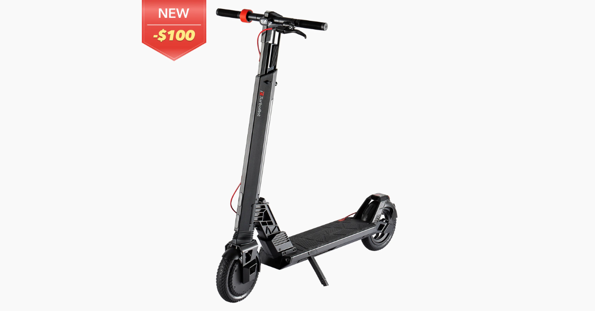 The TurboAnt V8 Dual Battery Electric Scooter is ready for action.