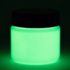 Art N Glow Glow in the Dark Paint Neutral Green glowing in the dark.