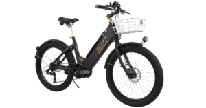 The BUZZ Bikes Cerana E-Bike in black.