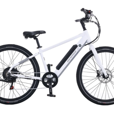 The Denago City Model 1 Top-tube ebike ready for a ride.