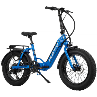 The Motoric Folding Electric Bike from Huffy Bikes ready to use.