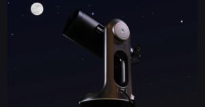 The MIRROSKY Smart Telescope capturing a starry night.