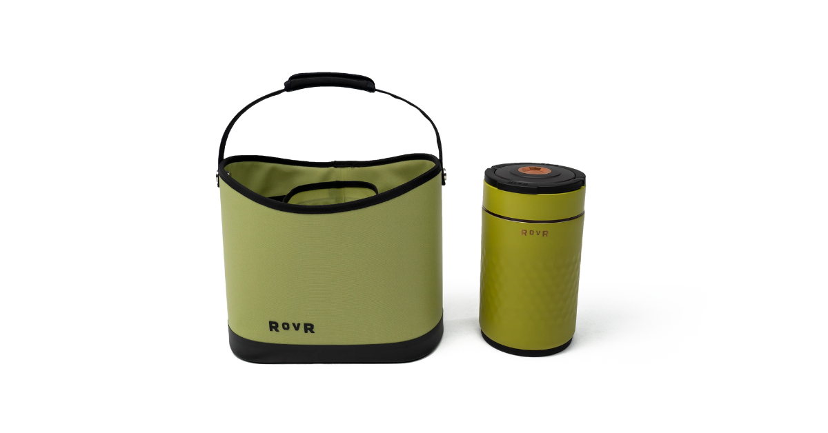 The RovR KEEPR Cooler Caddy in green.