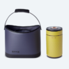 The RovR KEEPR Cooler Caddy ready to be used.