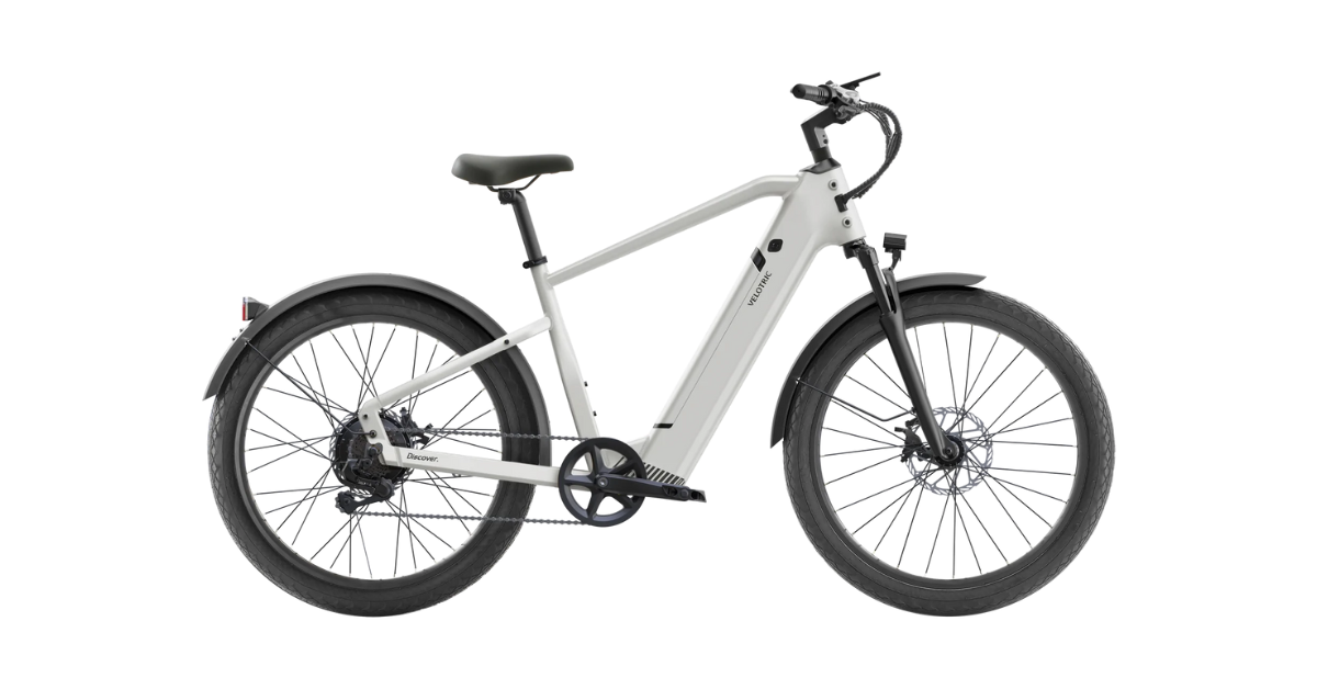 The Velotric Discover 1 in white.