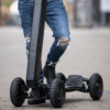 Dragonfly Hyperscooter wide 96" 4-wheel carbon fiber platform.