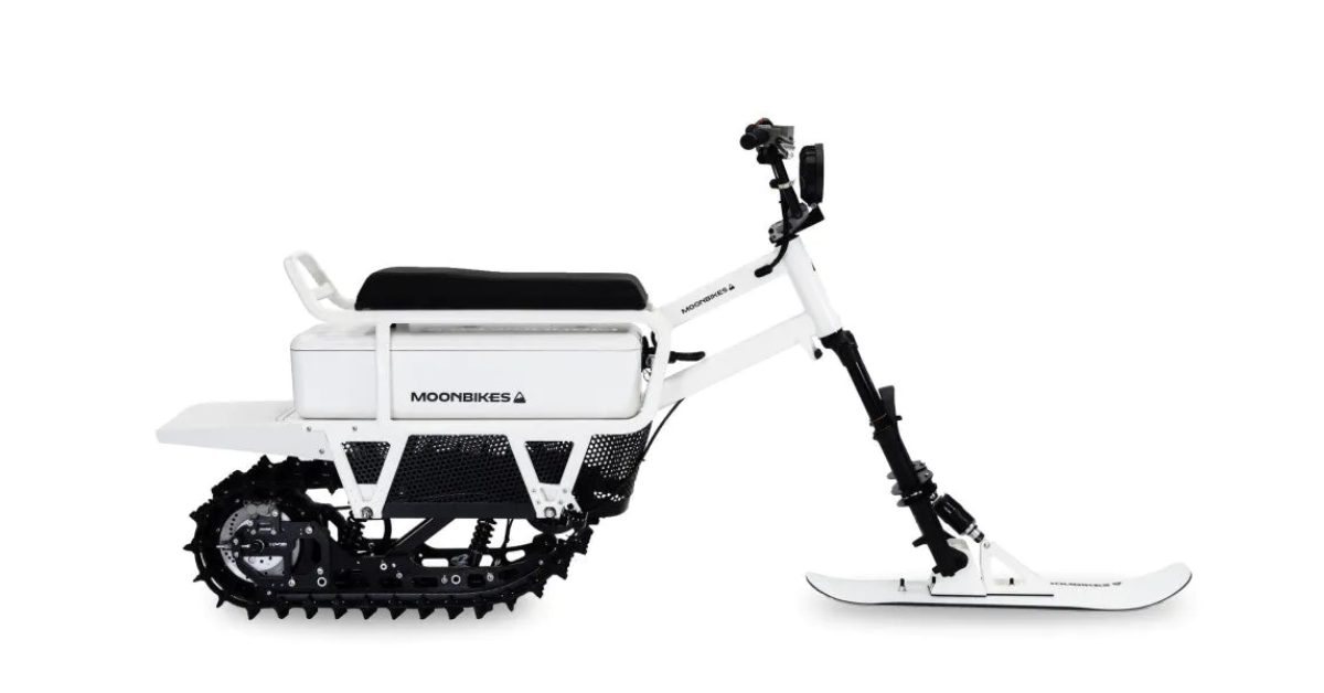 The Moonbike in white.